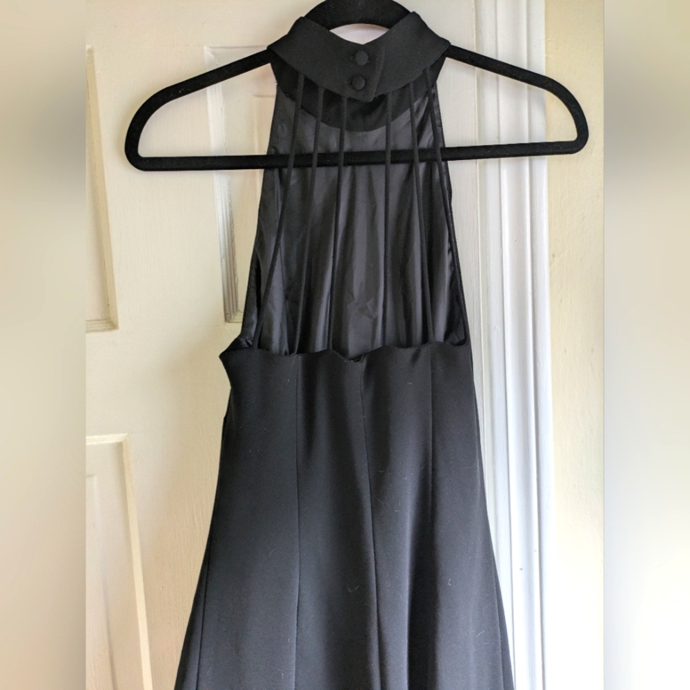 Vintage Evan Picone Strappy Back LBD Sz 8